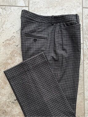 Michael Kors Wool Cropped Wide-Leg Pants - Women’s Size 6, Gray Trousers